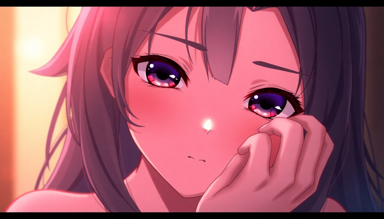 Vivid NSFW AI-generated scene featuring a realistic anime character engaging in sensual interaction, emphasizing emotional depth and detailed visuals.